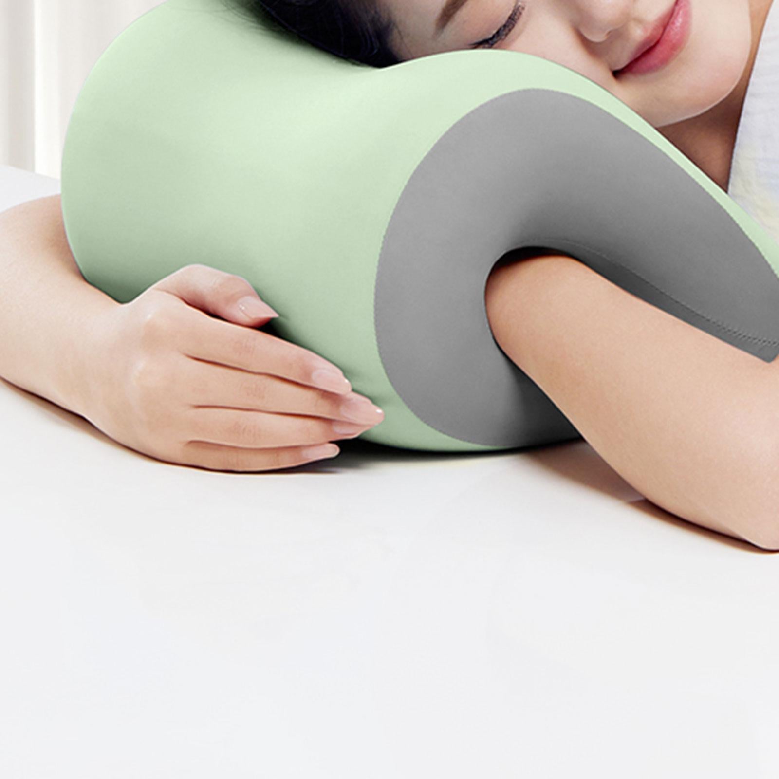 Office Chair Neck Support Removable Multifunctional Lightweight Head Support Green Gray