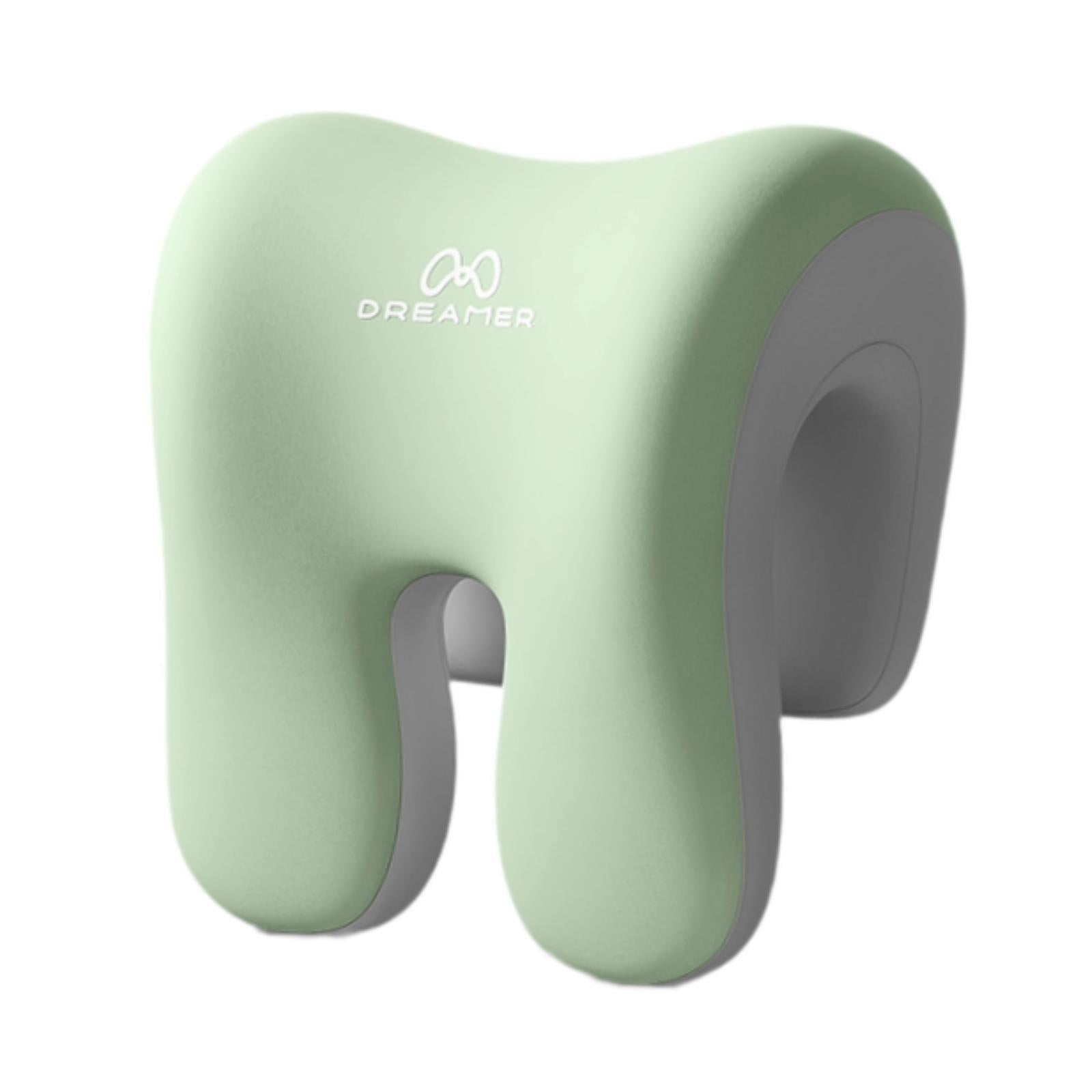 Office Chair Neck Support Removable Multifunctional Lightweight Head Support Green Gray