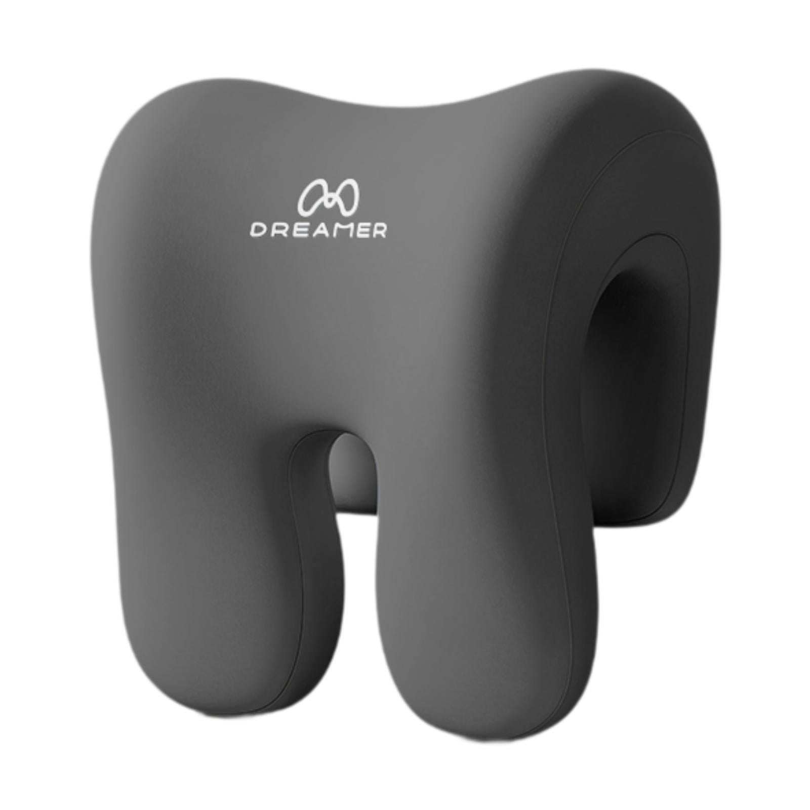 Office Chair Neck Support Removable Multifunctional Lightweight Head Support Dark Gray
