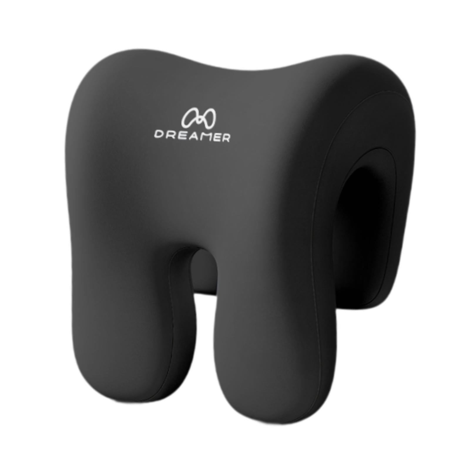Office Chair Neck Support Removable Multifunctional Lightweight Head Support Black