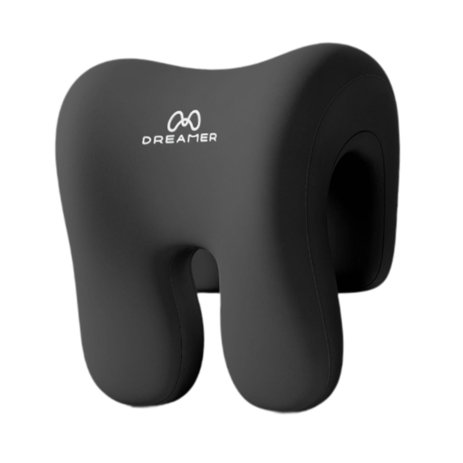Office Chair Neck Support Removable Multifunctional Lightweight Head Support Black