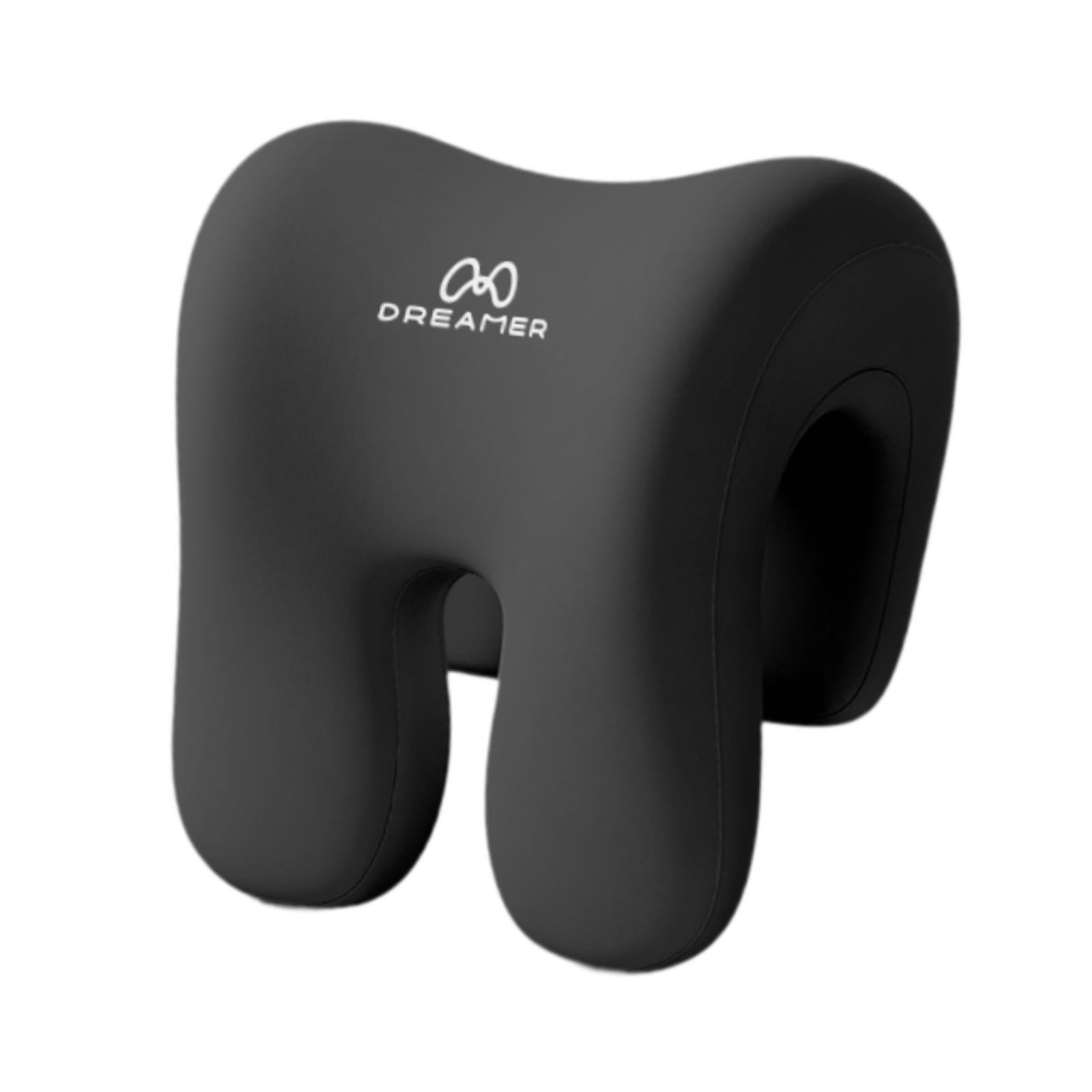 Office Chair Neck Support Removable Multifunctional Lightweight Head Support Black