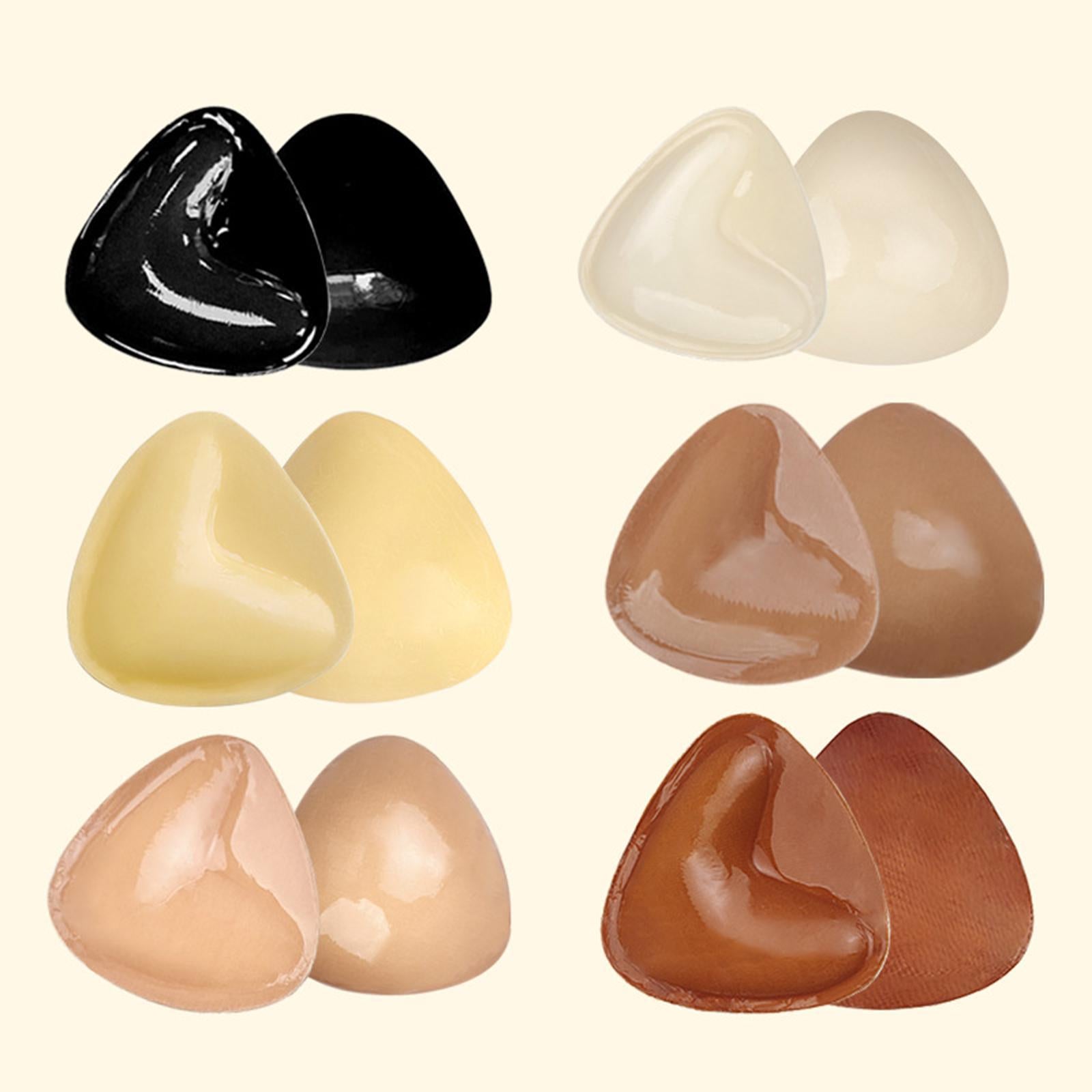 Push up Bra Inserts Waterproof for Sports Bra Swimsuit Soft Breast Enhancers C Skin Color