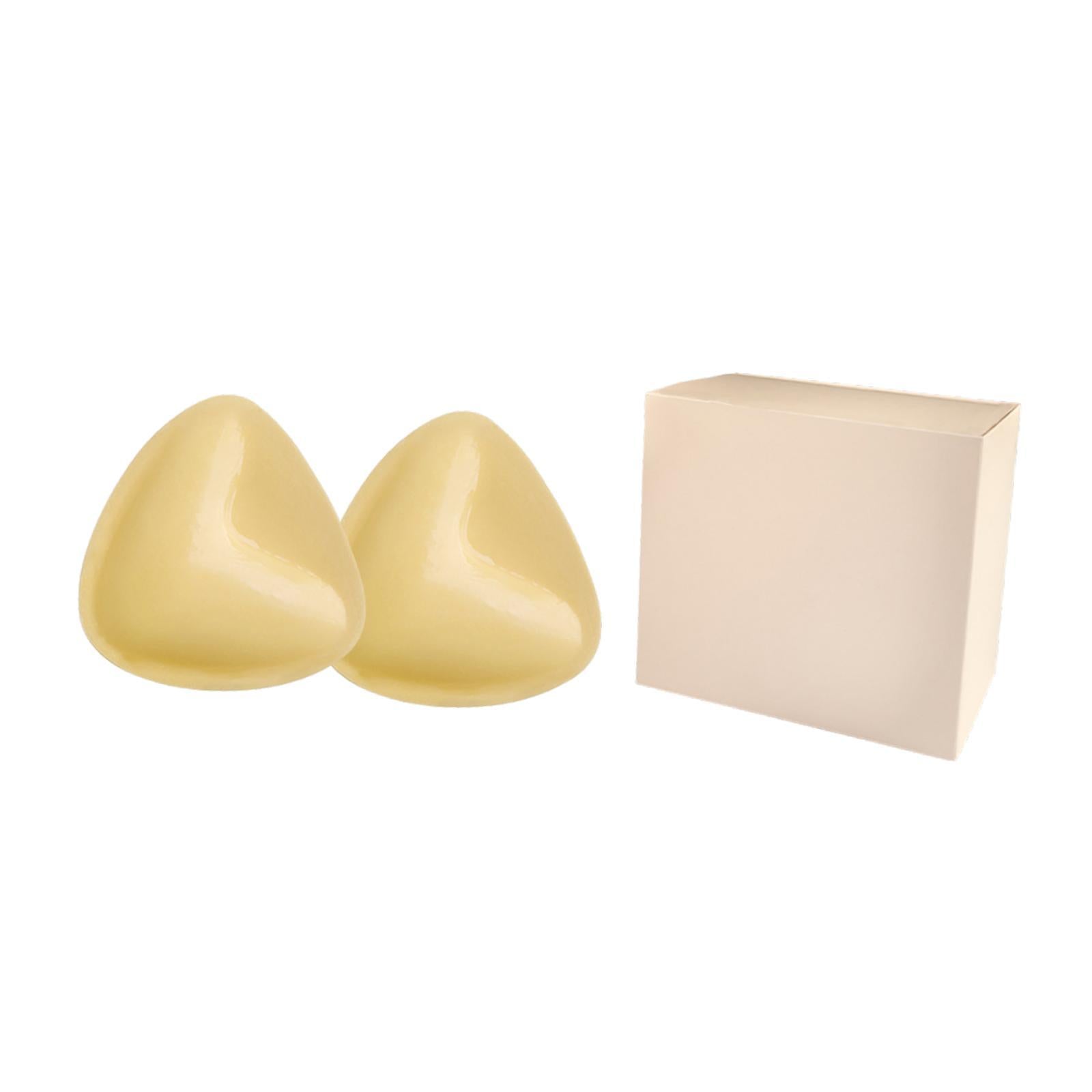 Push up Bra Inserts Waterproof for Sports Bra Swimsuit Soft Breast Enhancers C Skin Color