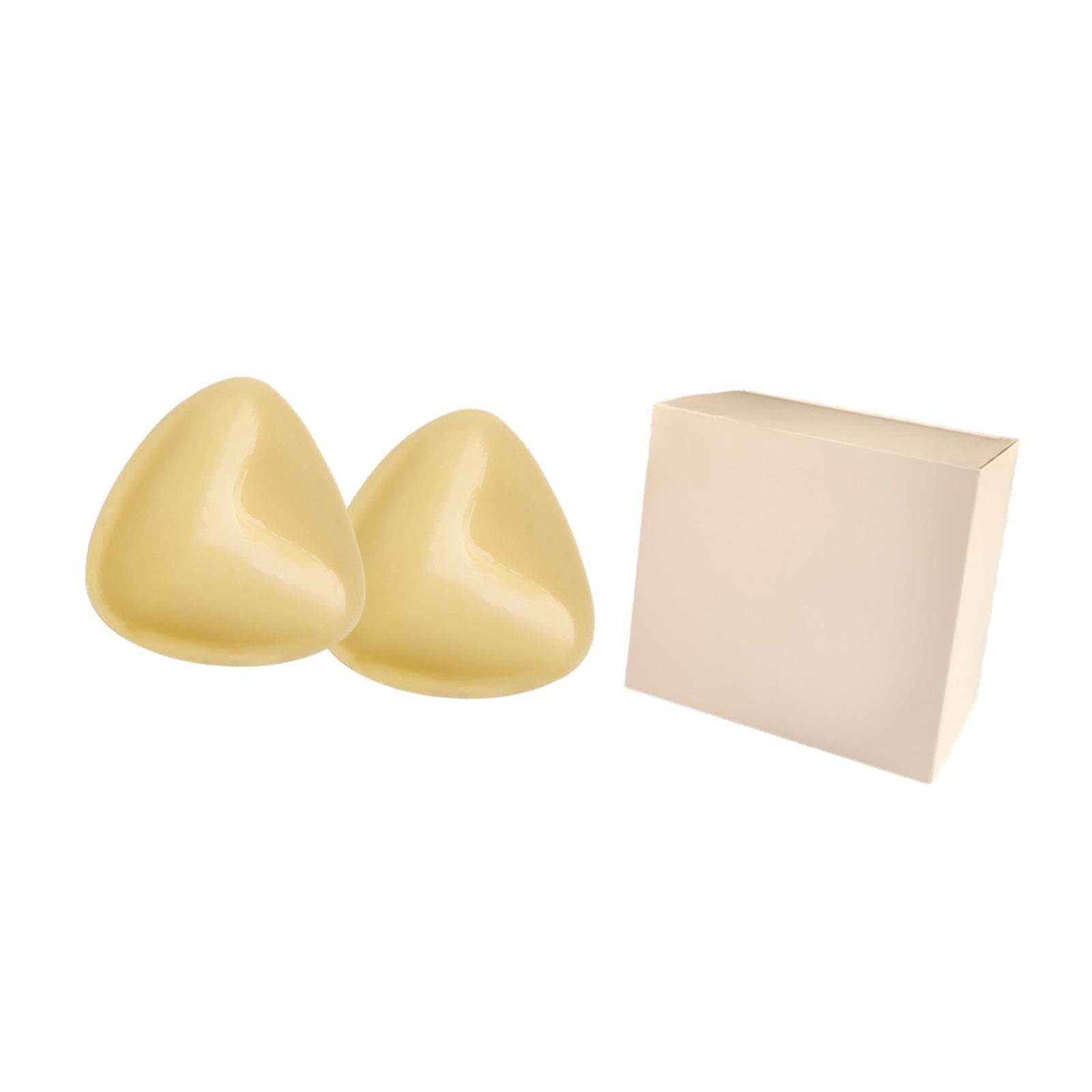 Push up Bra Inserts Waterproof for Sports Bra Swimsuit Soft Breast Enhancers C Skin Color