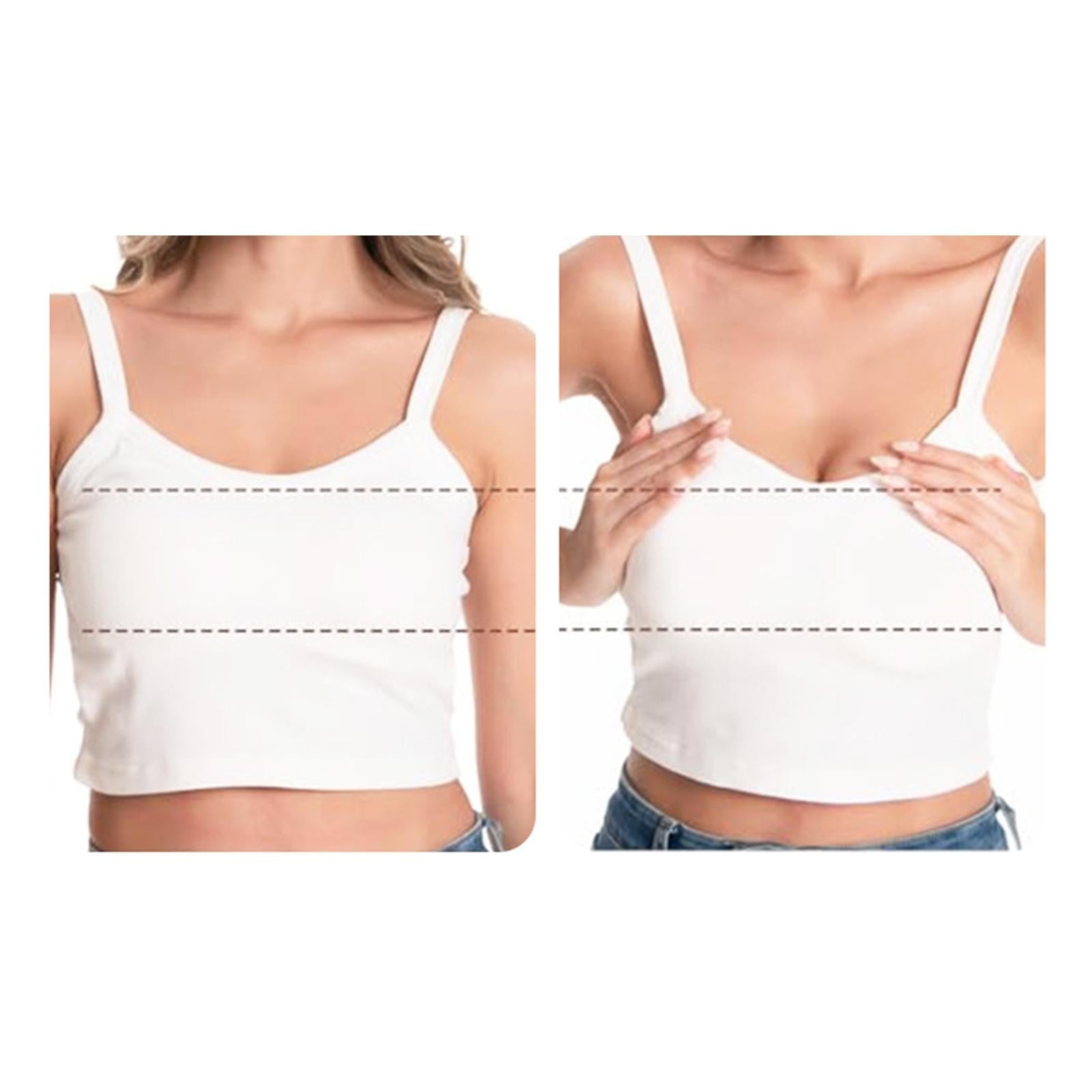 Push up Bra Inserts Waterproof for Sports Bra Swimsuit Soft Breast Enhancers A Light Pink