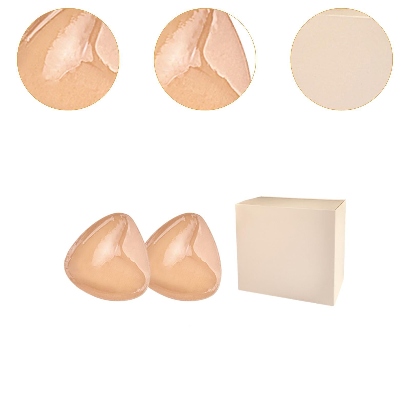 Push up Bra Inserts Waterproof for Sports Bra Swimsuit Soft Breast Enhancers B Light Pink