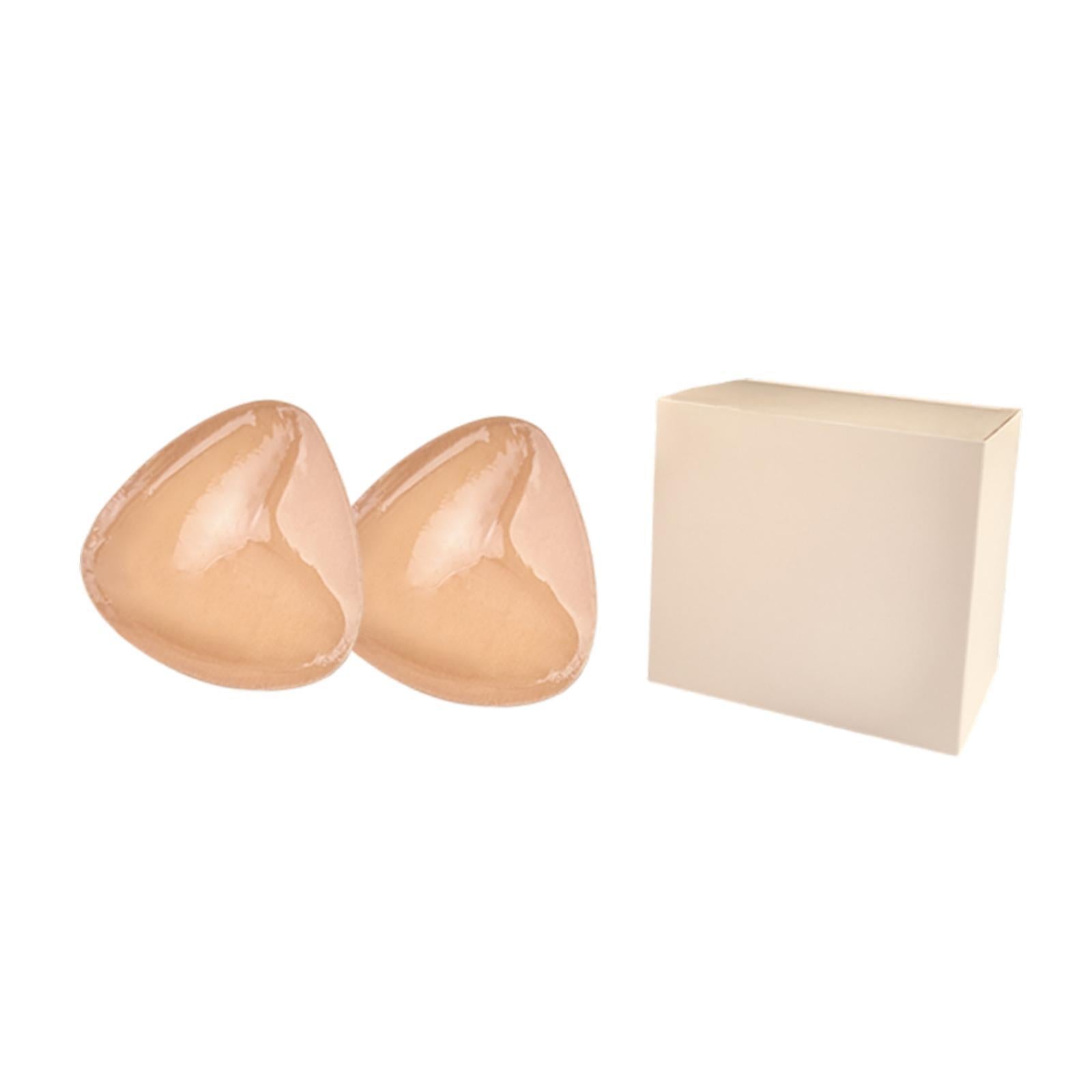 Push up Bra Inserts Waterproof for Sports Bra Swimsuit Soft Breast Enhancers C Light Pink