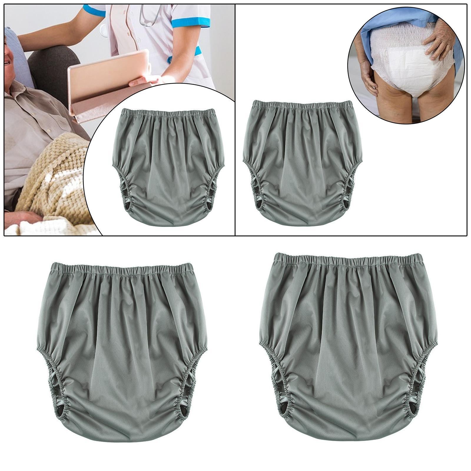 Adults Leakproof Underwear Waterproof Elderly for Incontinence Diaper Cover XS