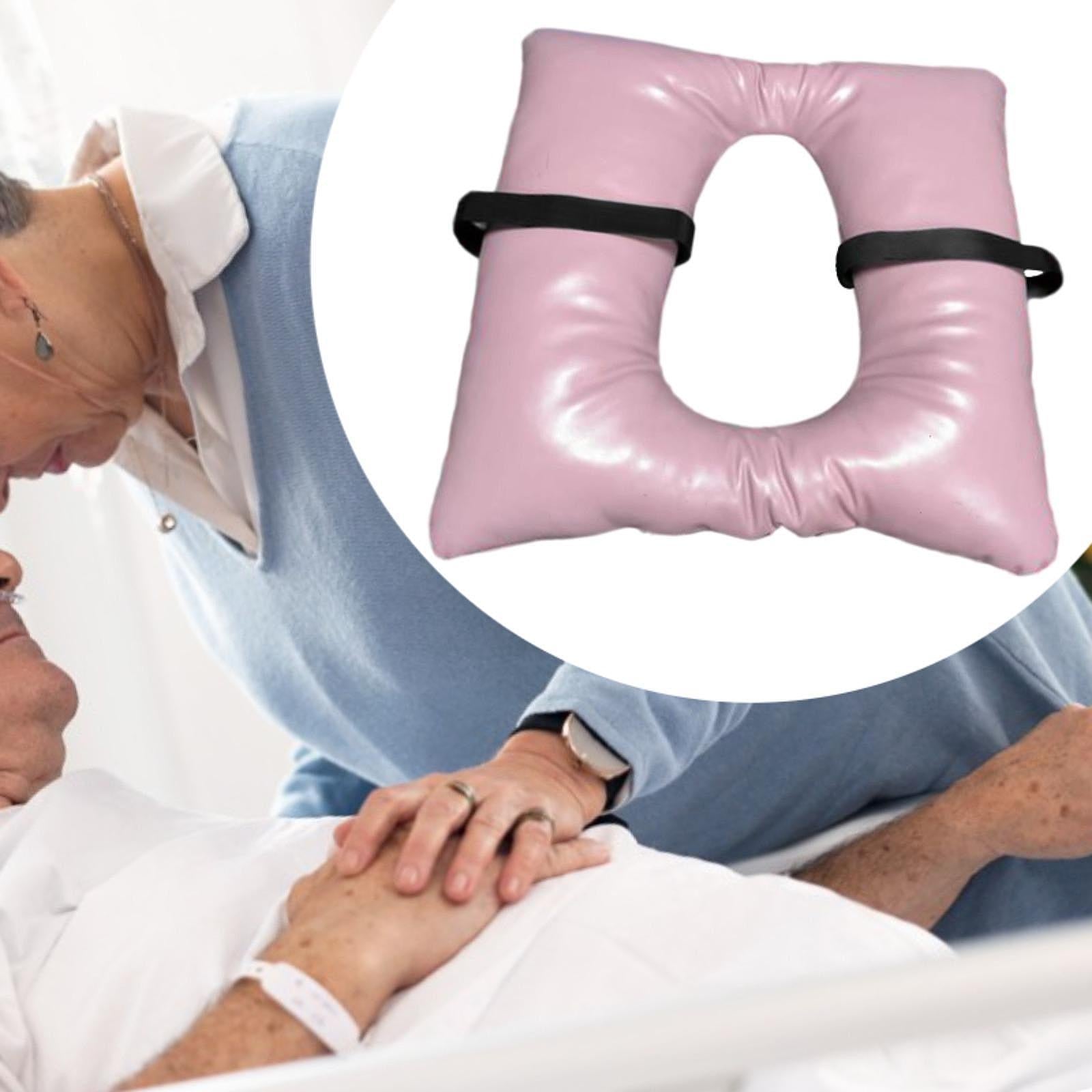Bedside Commode Padded Soft Seat Cushion Elderly Seniors Toilet Seat Cushion Light Pink