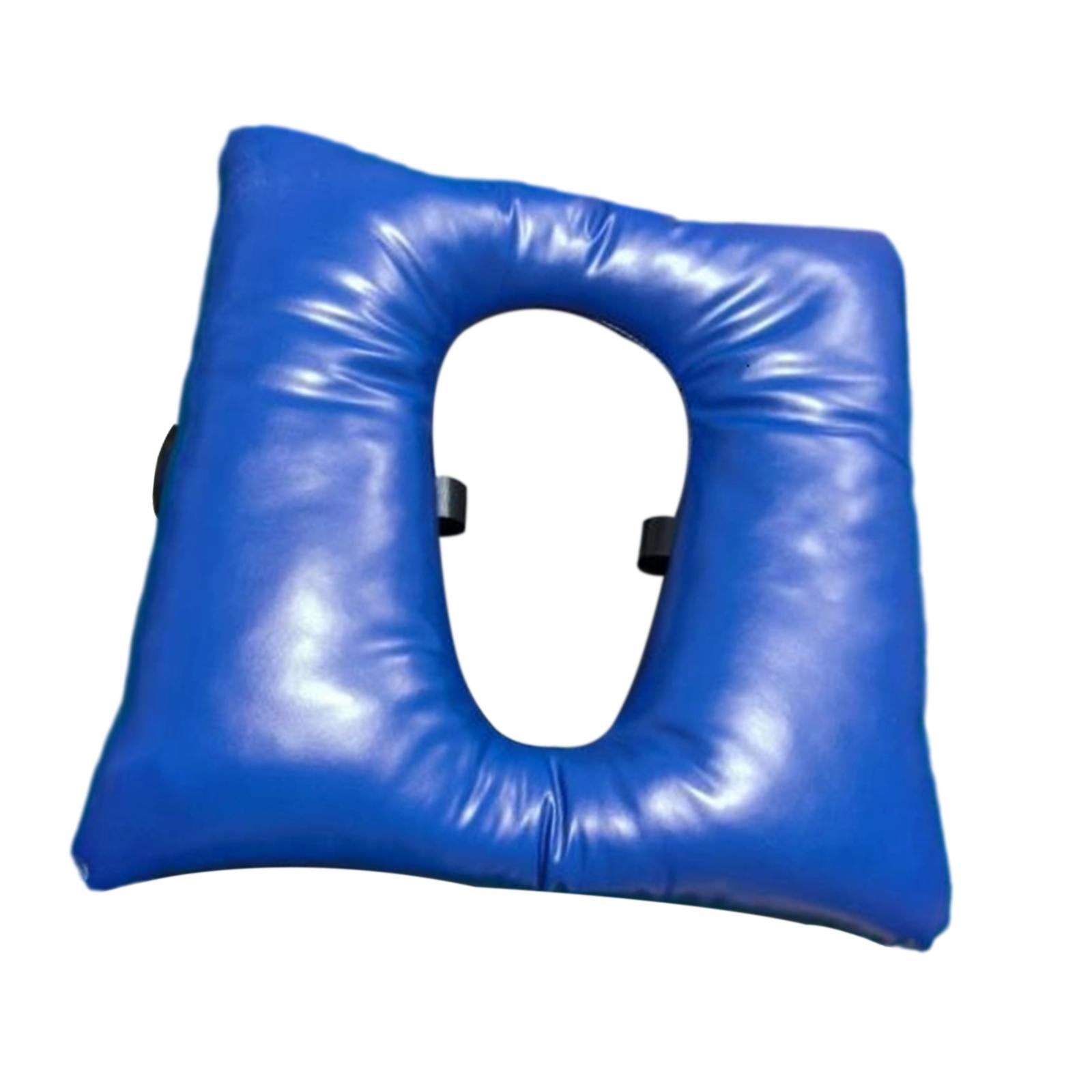 Bedside Commode Padded Soft Seat Cushion Elderly Seniors Toilet Seat Cushion Deep Blue