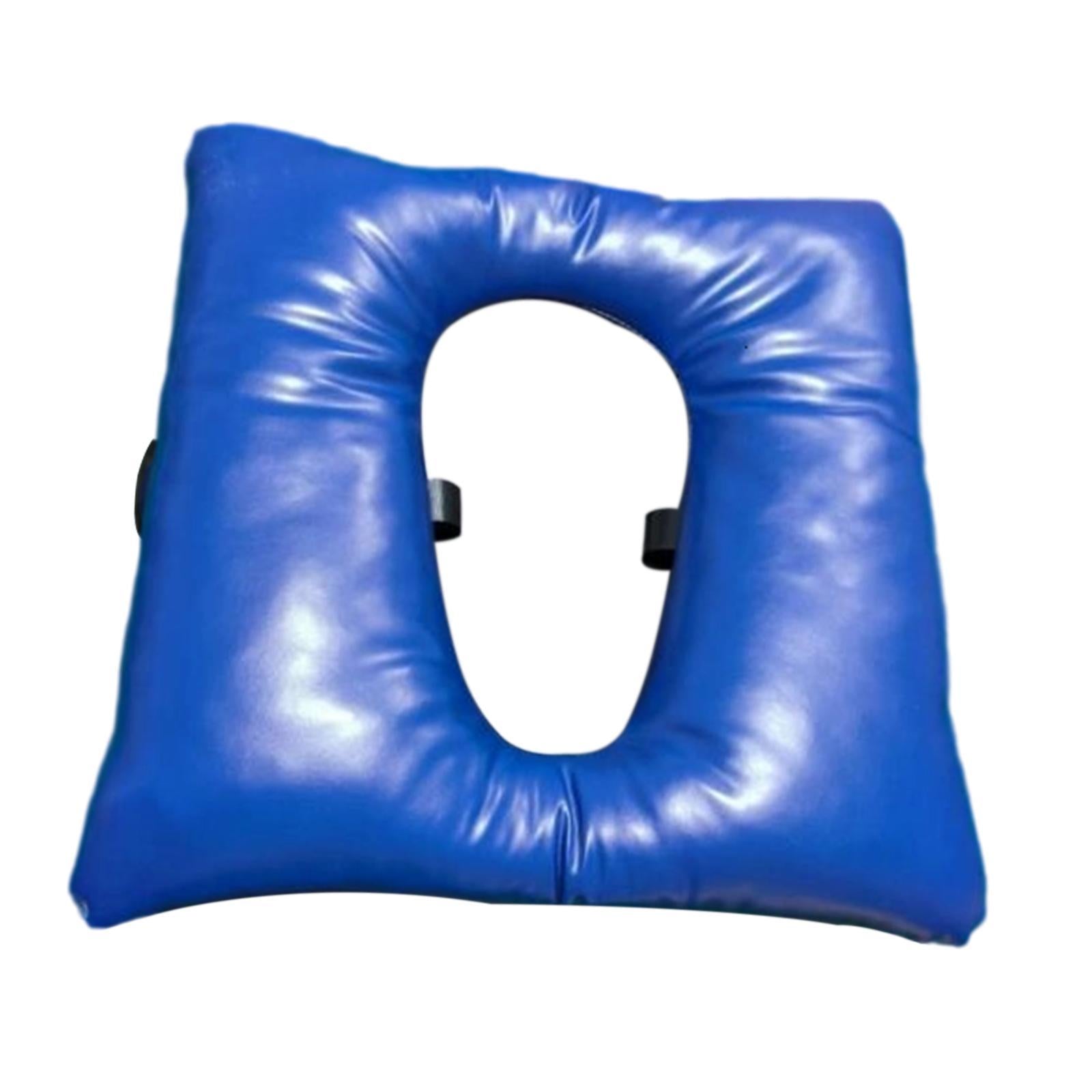 Bedside Commode Padded Soft Seat Cushion Elderly Seniors Toilet Seat Cushion Deep Blue