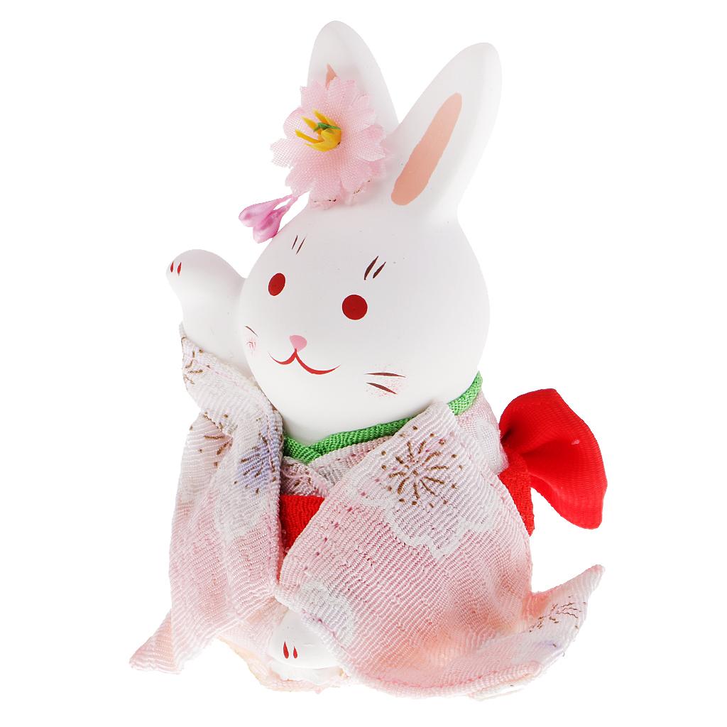 Colorful Japanese Rabbit Bless Luck Wedding Children Gift Ornament #5