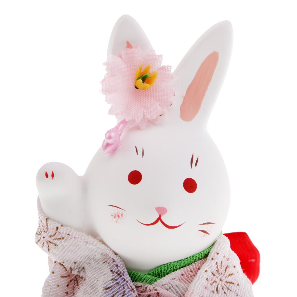 Colorful Japanese Rabbit Bless Luck Wedding Children Gift Ornament #5