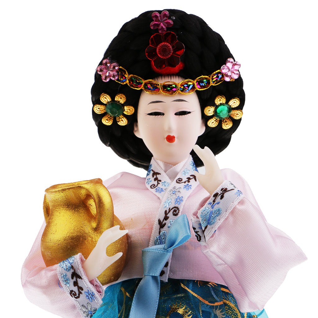 Korean Folk Doll Beauty Handicrafts Home Wedding Decor Crafts Gift #2