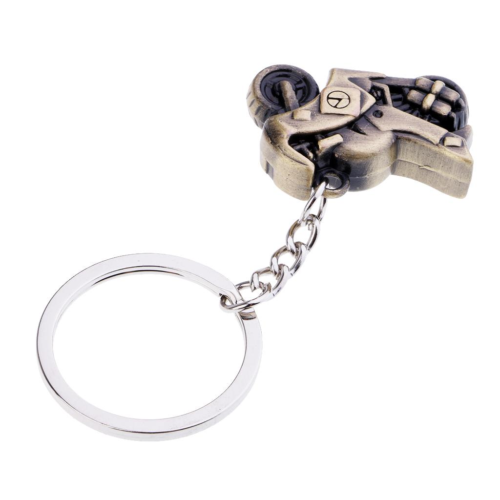Mini Luxury Metal Keychain Car Bag Pendant Keychain Keyring Motorcycle chain