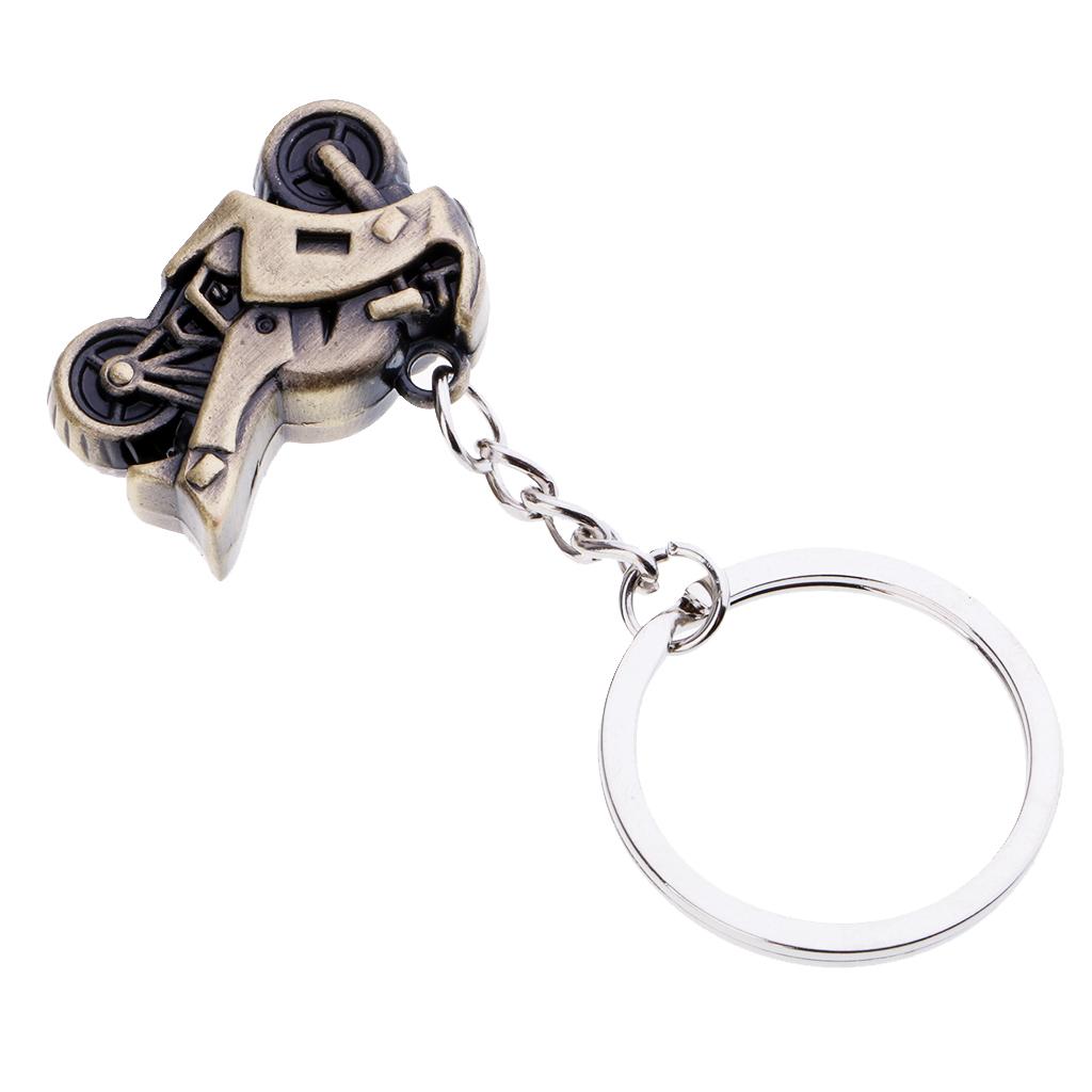 Mini Luxury Metal Keychain Car Bag Pendant Keychain Keyring Motorcycle chain