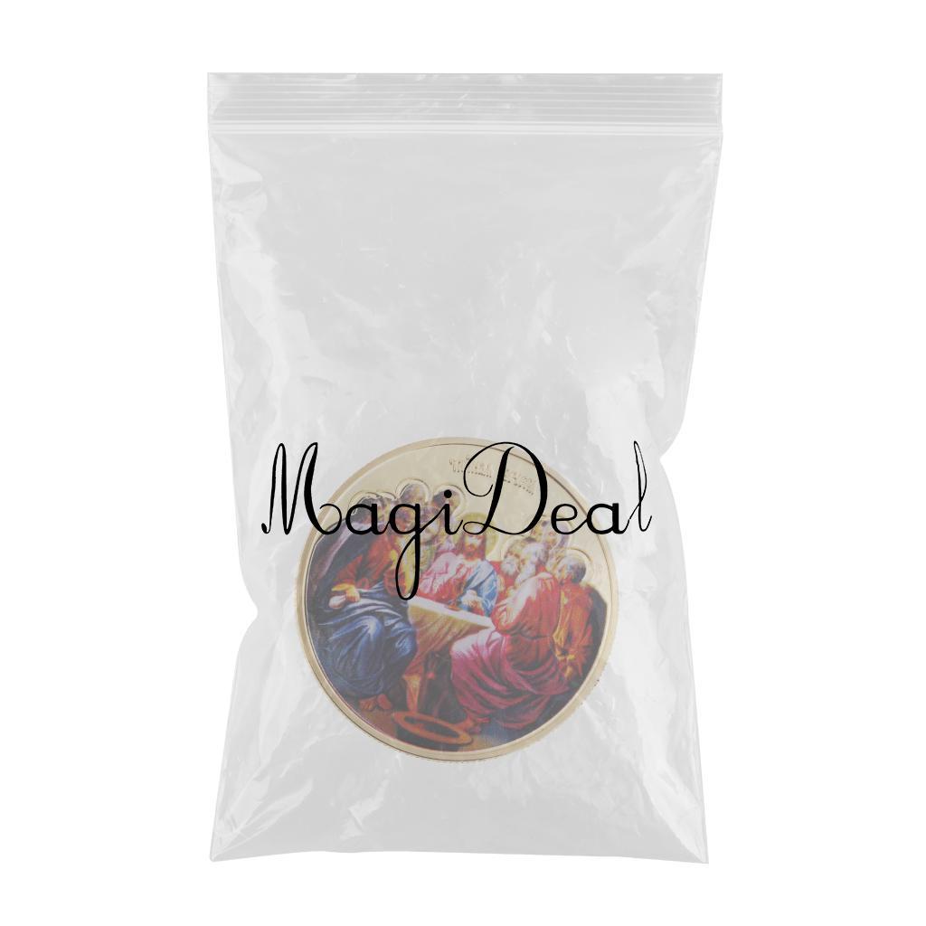 Christian Jesus Metal Medal Commemorative Coin Toys Badge Crafts for Gifts