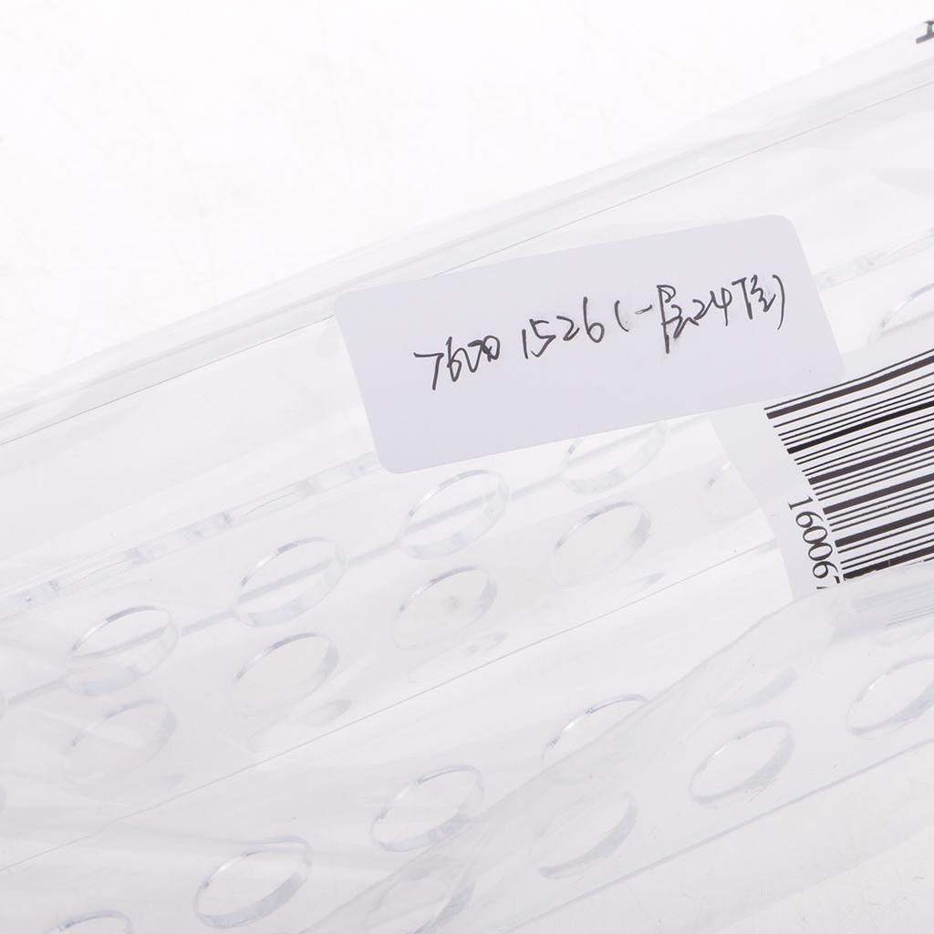 Clear Plastics Makeup Brush pencil Stand Display Holder Rack Case 240x50x45mm