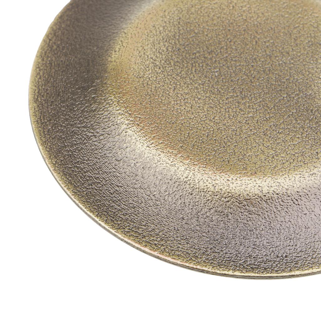 Circular Alloy Coaster Tea Cup Accessories Heat Insulation Pads Bronze