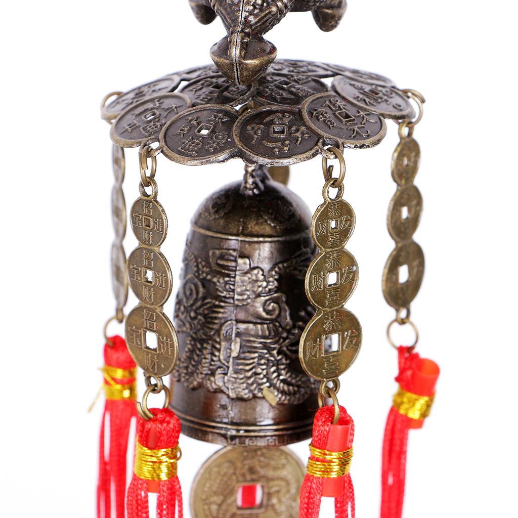 Wind Chime Bell Chinese Oriental Lucky Aeolian Bells Car Hanging Decor #2