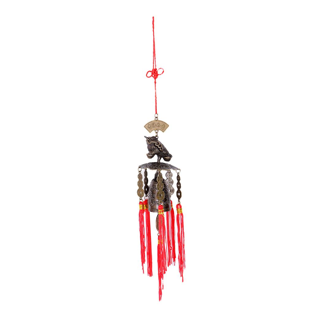 Wind Chime Bell Chinese Oriental Lucky Aeolian Bells Car Hanging Decor #2