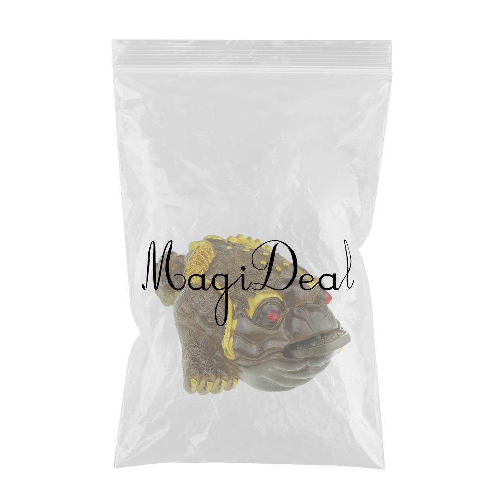 Resin Discoloration Three Feet Chinese Toad Cute Pet Tea Tray Turn Gold