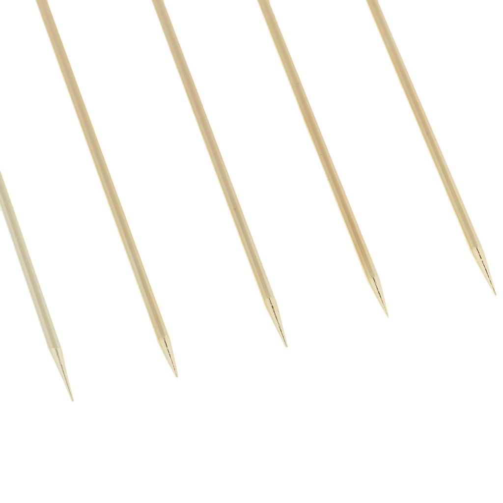 5Pcs/set Stainless steel Cocktail Picks Cocktail Fruit Sticks Bar Tools Circle -Gold