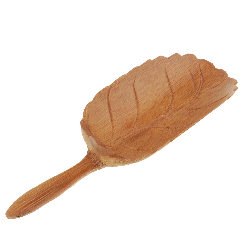 Bamboo Tea Spoon For Kids Feed Spoon Kitchen Tableware Dining Soup
