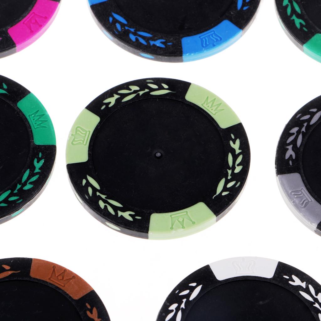 13pcs Poker Chips Casino Coins Clay Poker Chips Gambling Texas Table Game