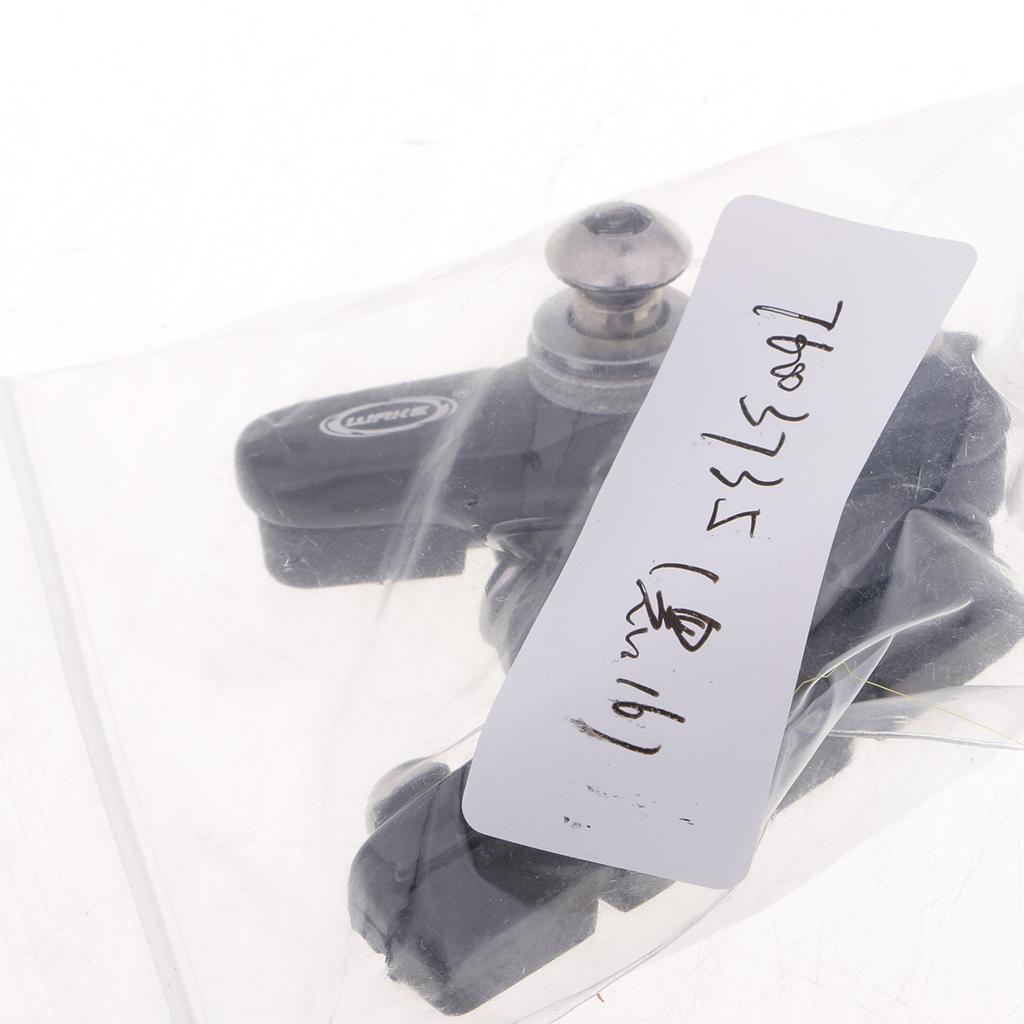 1Pair Bike V Brake Pads Blocks Shoes For Mountain Road Bicycle Cycling Black