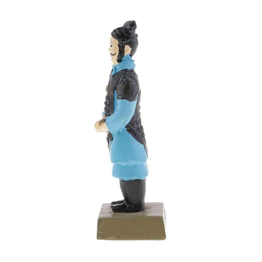 Antique Chinese Qin Terra Cotta Warriors Horse Figurine Artwork Ornament #2
