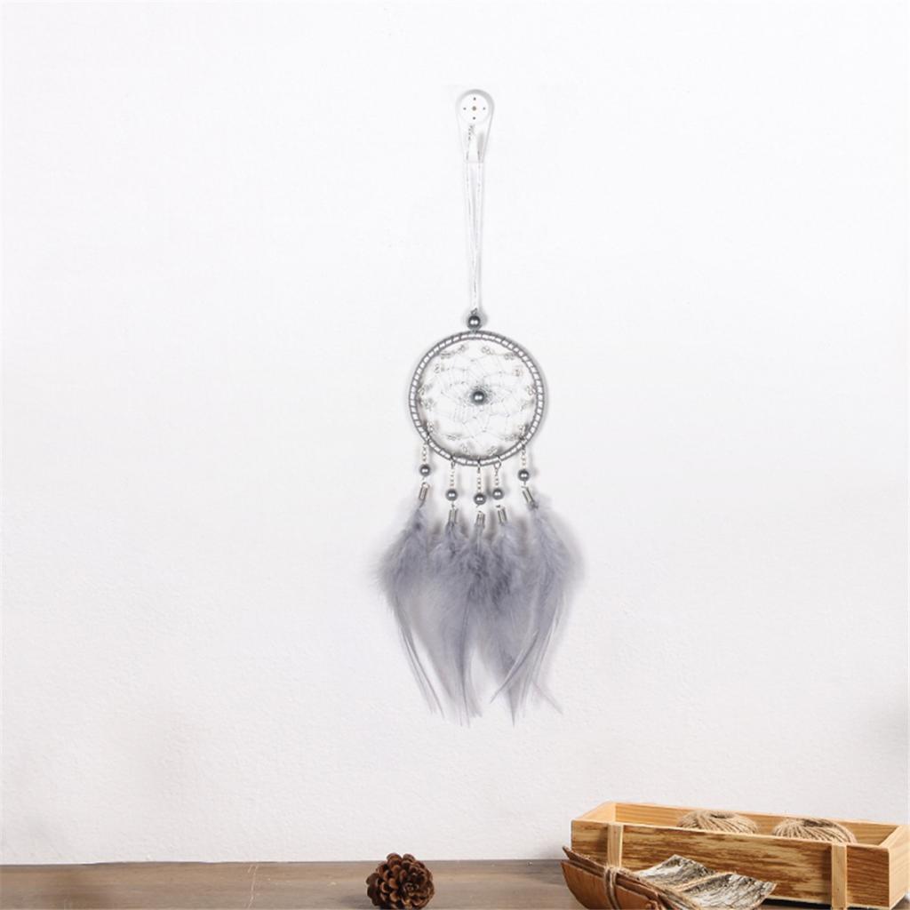 Home Window Wall Hanging Dream Catcher Dreamcatcher Collectible Crafts Gray