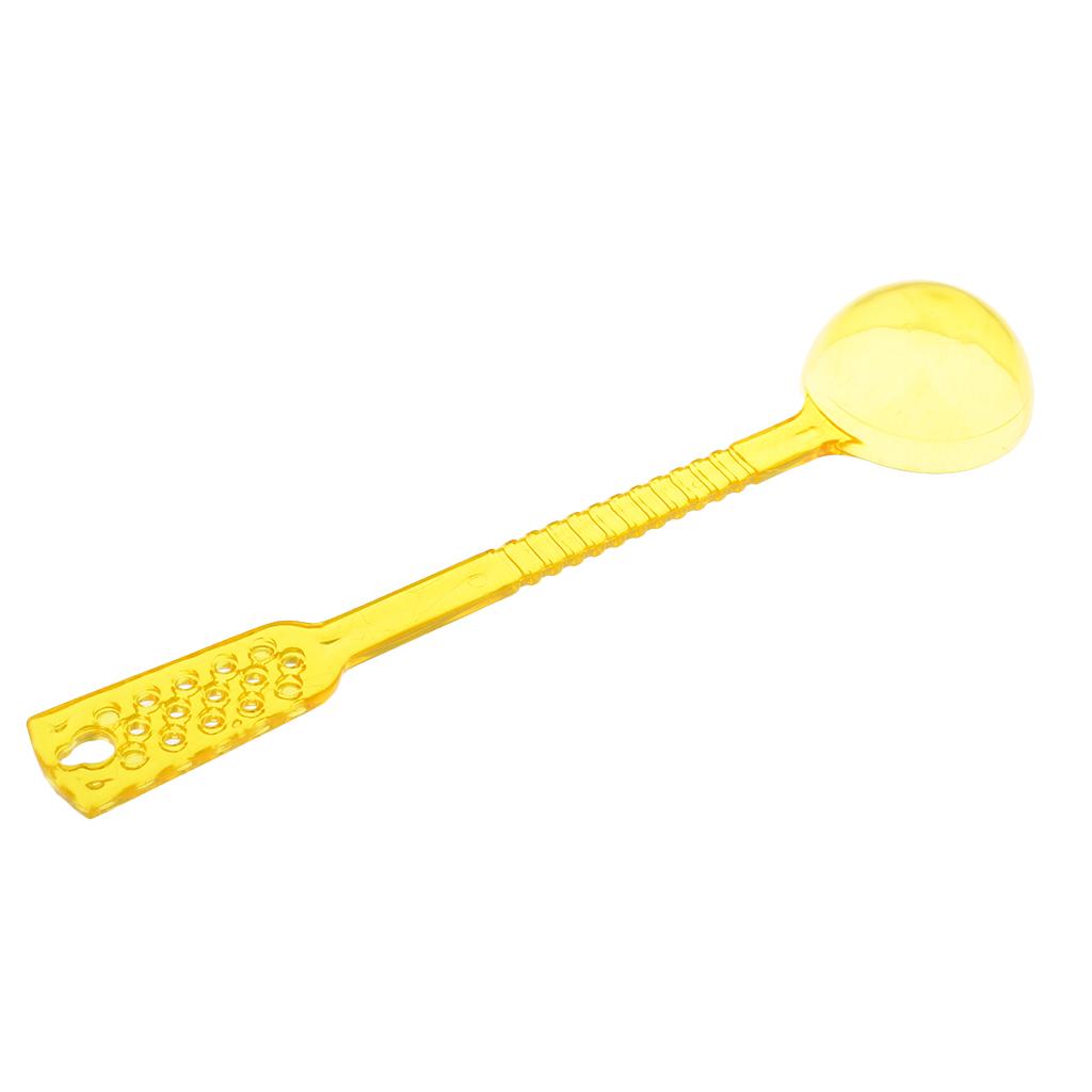 Plastic Measuring Spoon Teaspoon Kitchen Gadget for Tea Cafe Spice 10g Yellow