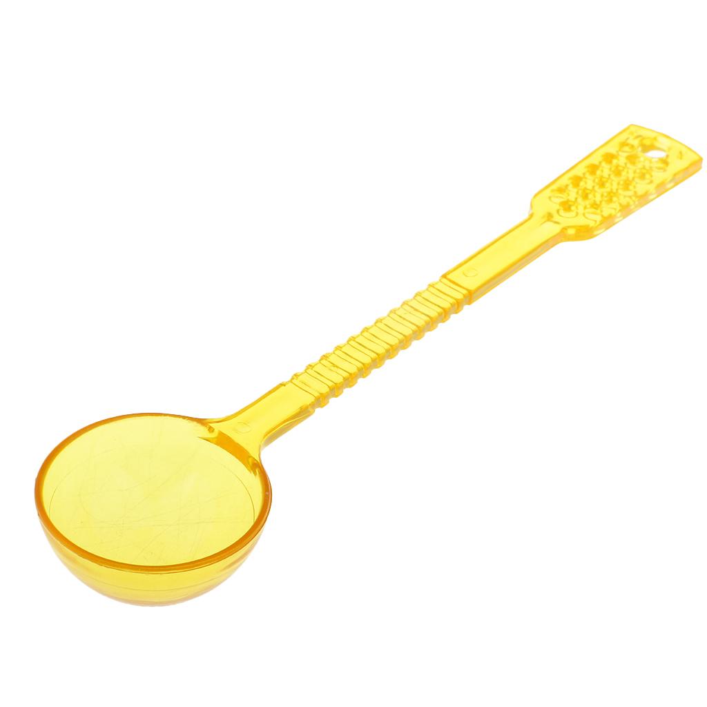 Plastic Measuring Spoon Teaspoon Kitchen Gadget for Tea Cafe Spice 10g Yellow
