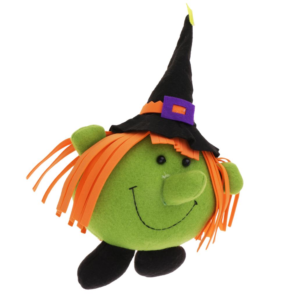 Halloween Cartoon Plush Pumpkin Doll Toy for Festival Home Party Decor B