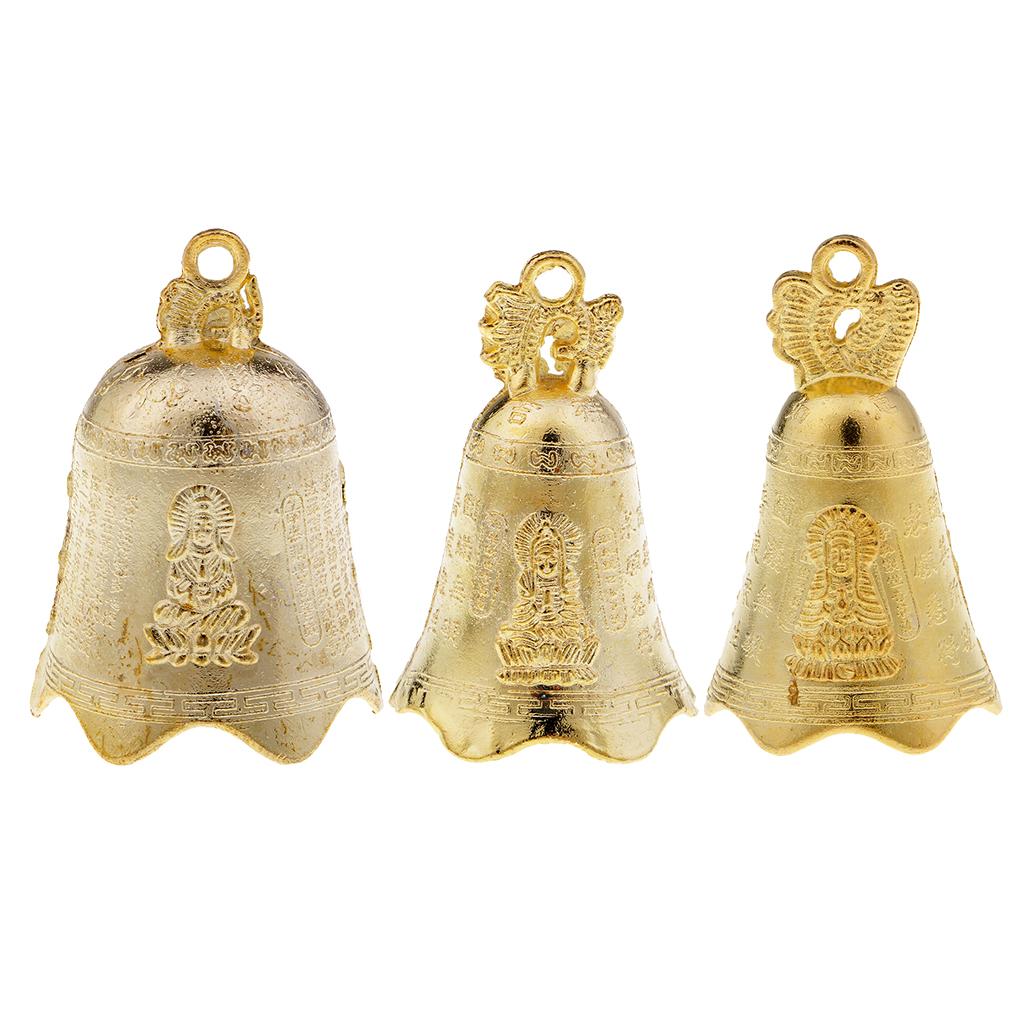 Metal Bell Wind Chime Fengshui Home Hanging Decoration Fortune Mascot Small
