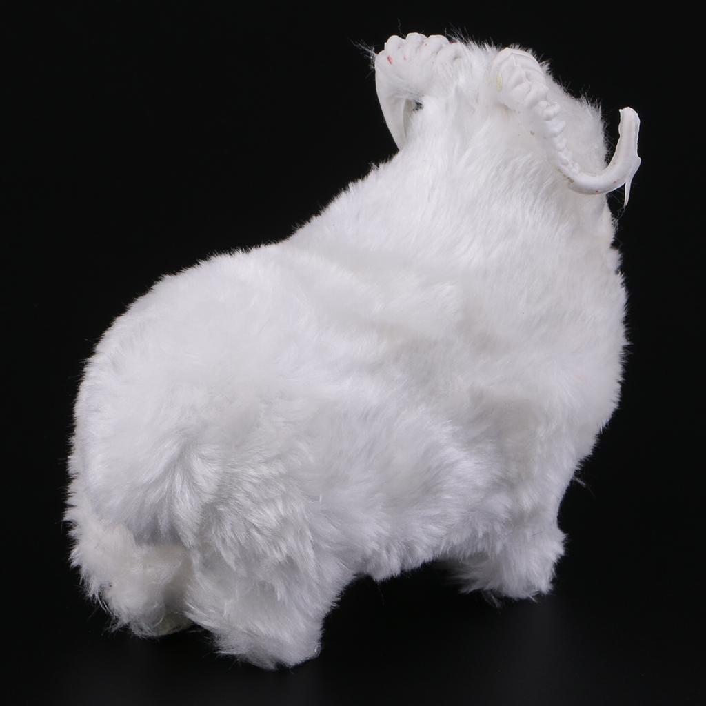 Realistic Goat Ornaments Simulation Sheep Doll Animal Model Home Decoration