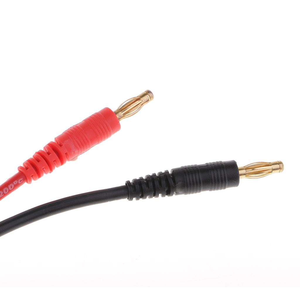 MPX Male Plug to 4mm Banana Plugs Battery Charge Cable Wire for TRX4