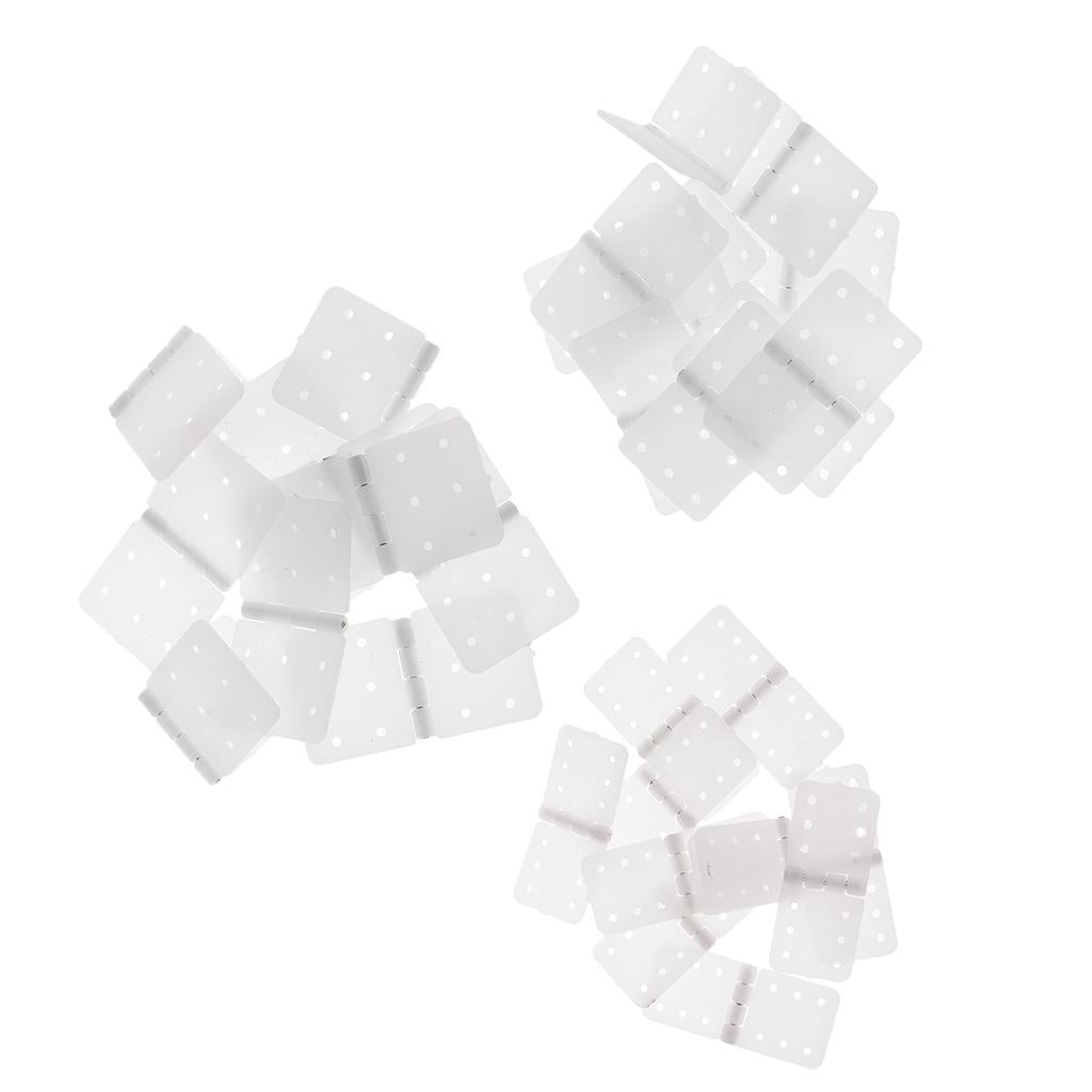 20pcs Plastic Pinned Hinges for RC Aircraft Hobby Model Plane Spare Parts