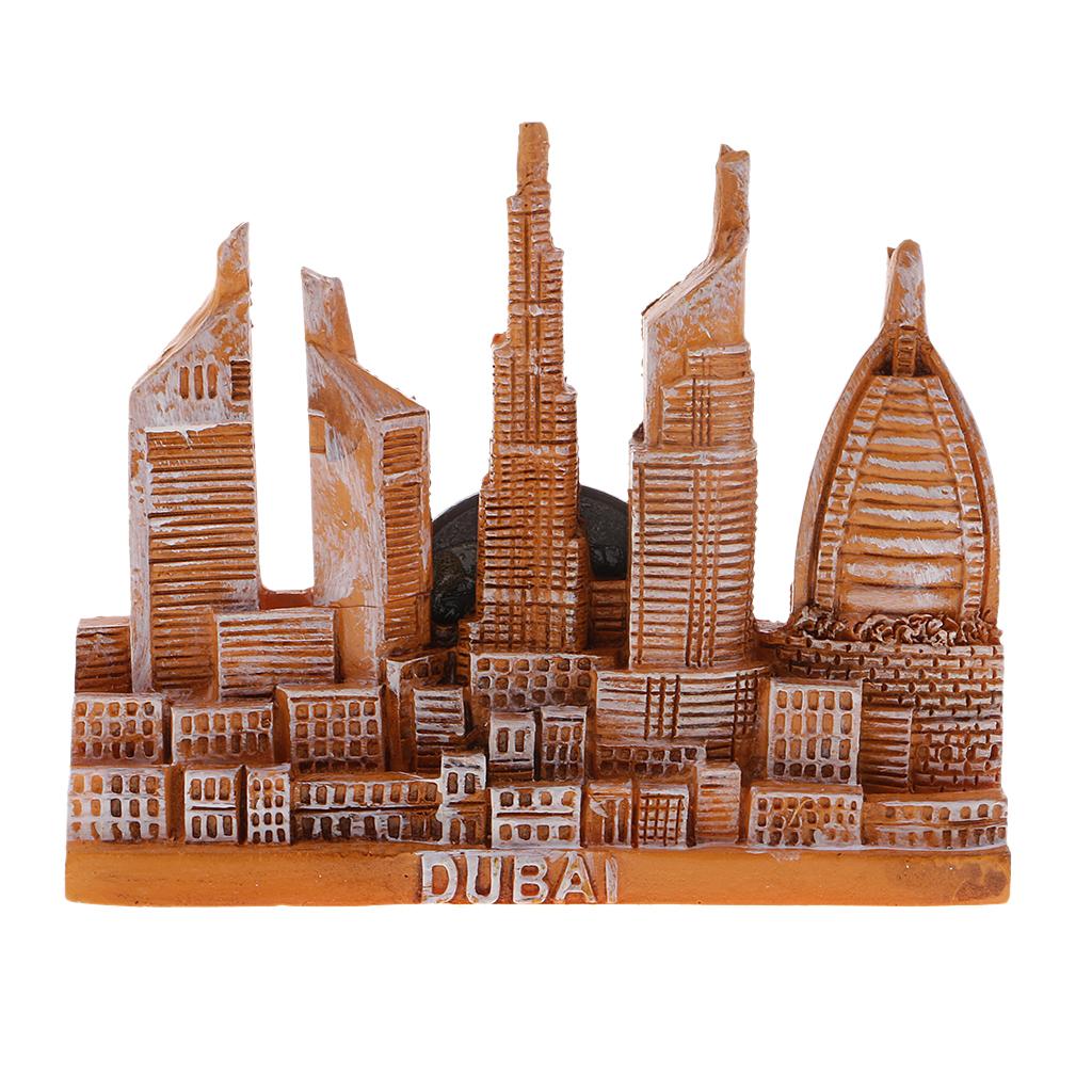 Tourist Travel Souvenir Fridge Stickers Refrigerator Magnet Dubai House