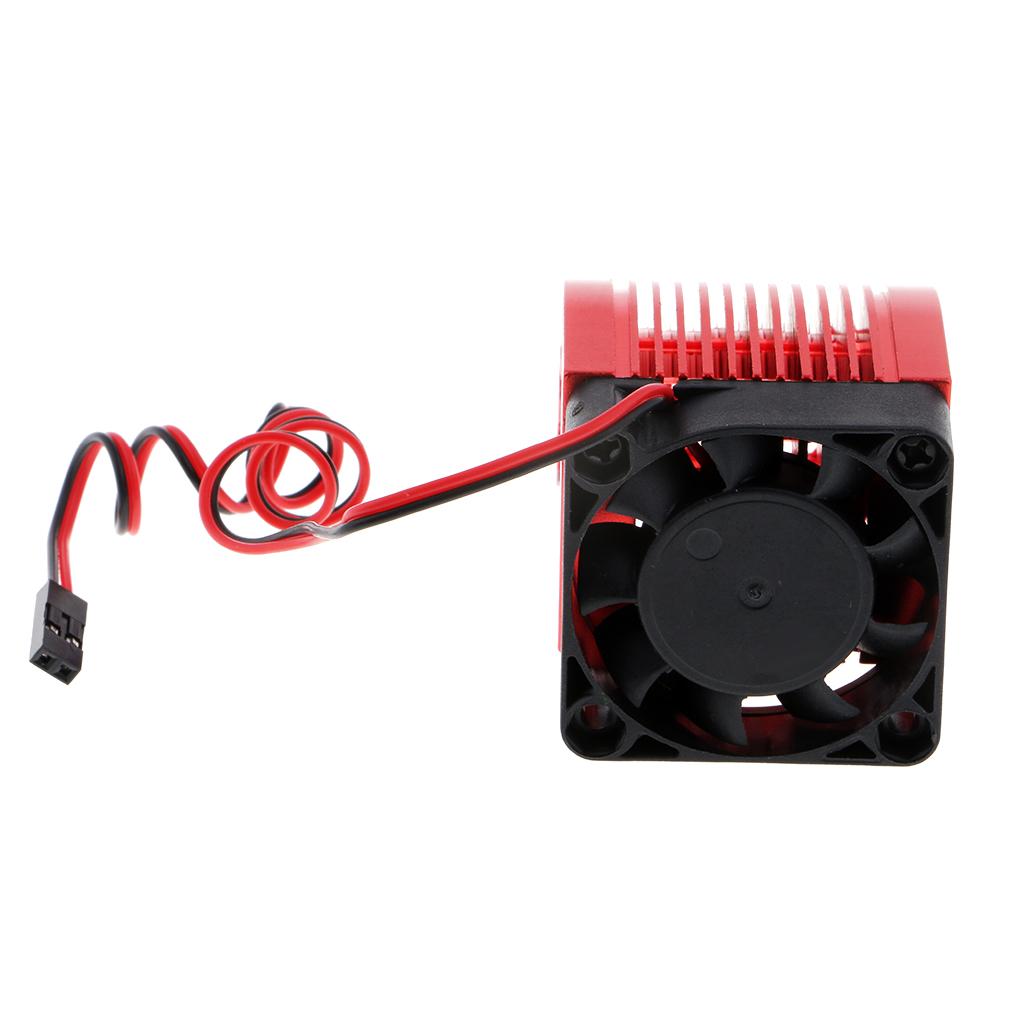 4274/4268 Motor Heat Sink with 40mm 5V Cooling Fan for RC Model Car