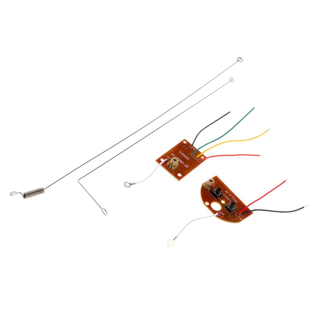 27MHZ 2CH Remote Controller Receiver Transmitter Board with Antenna