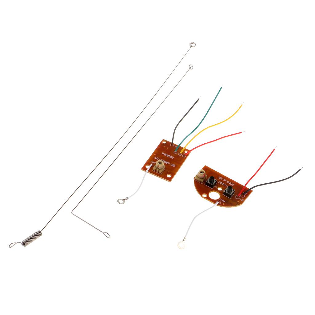 27MHZ 2CH Remote Controller Receiver Transmitter Board with Antenna