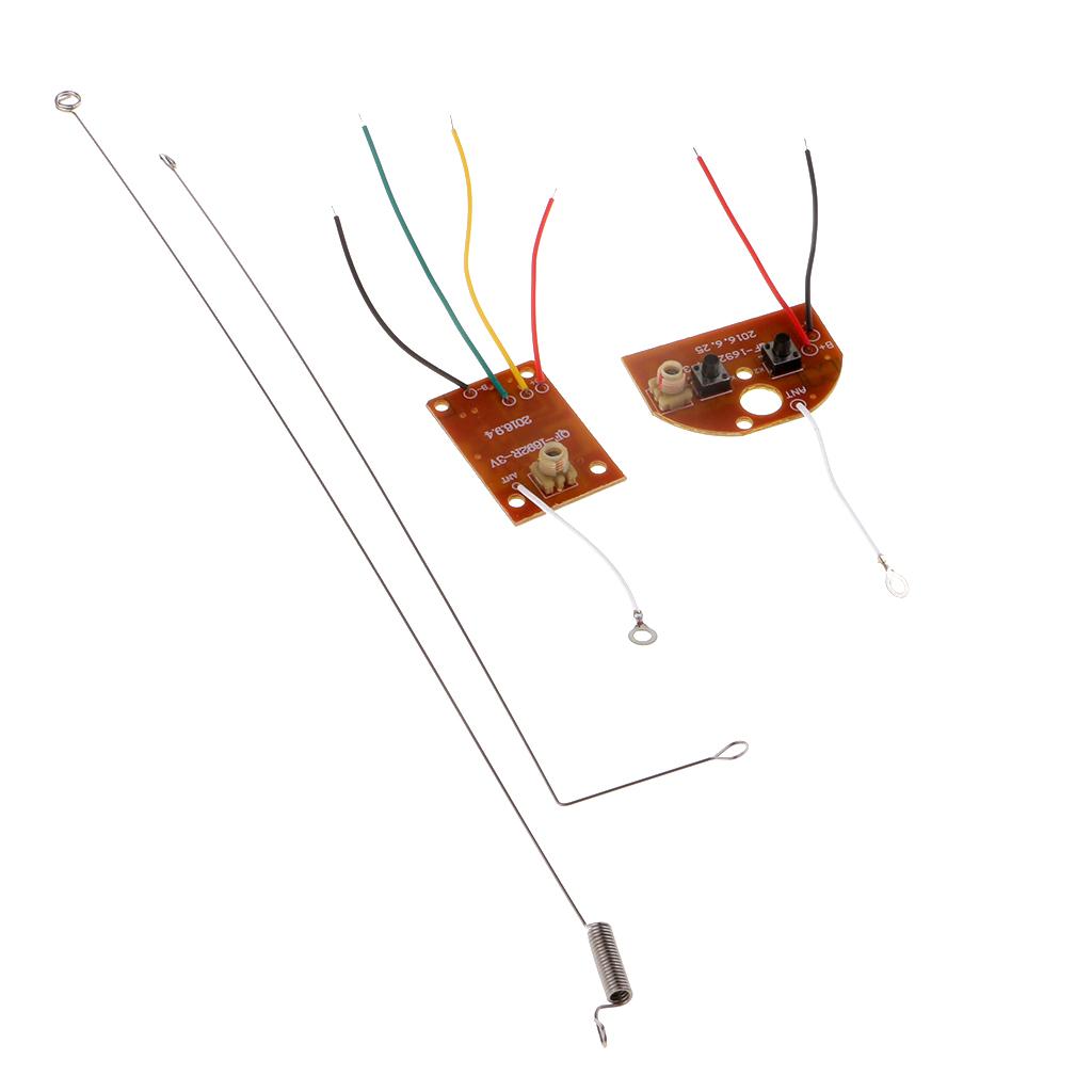 27MHZ 2CH Remote Controller Receiver Transmitter Board with Antenna