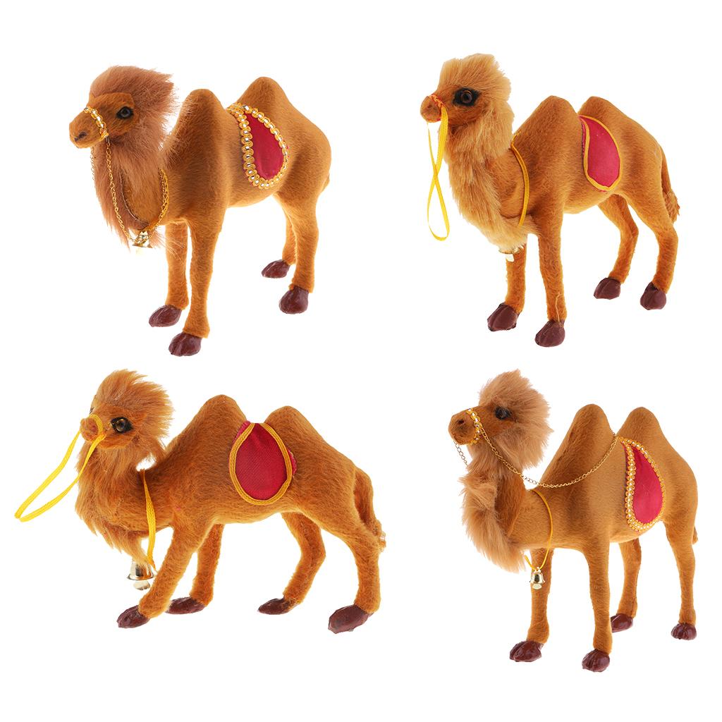 Simulation Animal Camel Model Action Figures Kids Educational Toy 13x5x11cm