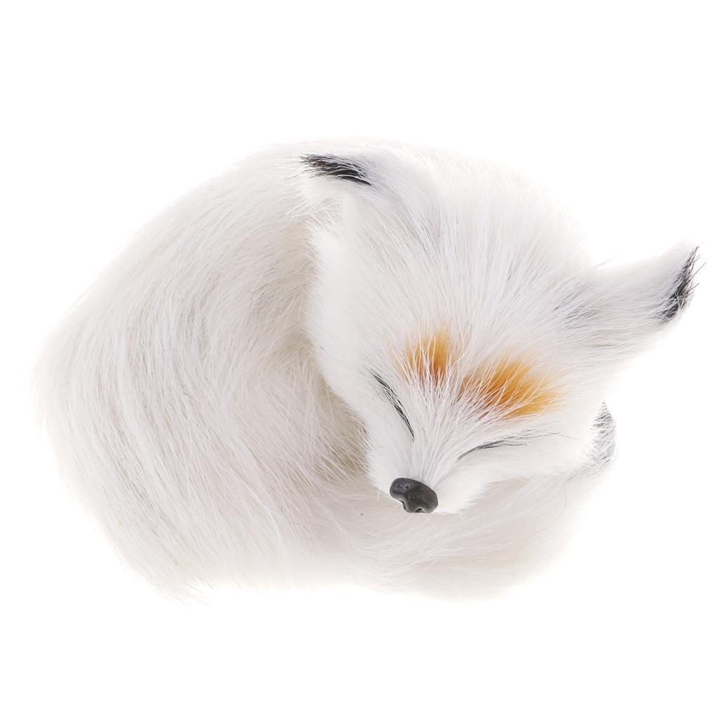 Wildlife Animals Action Figure Realistic Animals Action Model White