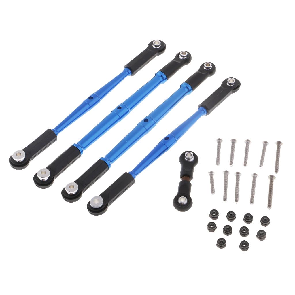 Steering Rod Servo Pull Rod Rear Suspension Lever for ARRMA KRATON 6S Blue