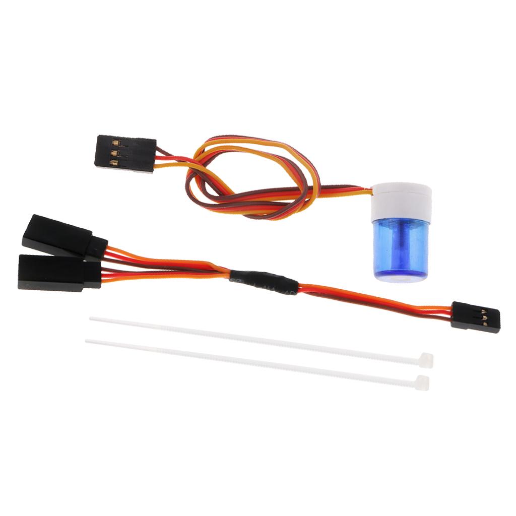 Multi-function RC Car LED Alarm Strobe Flashing Rotating LED Light Blue