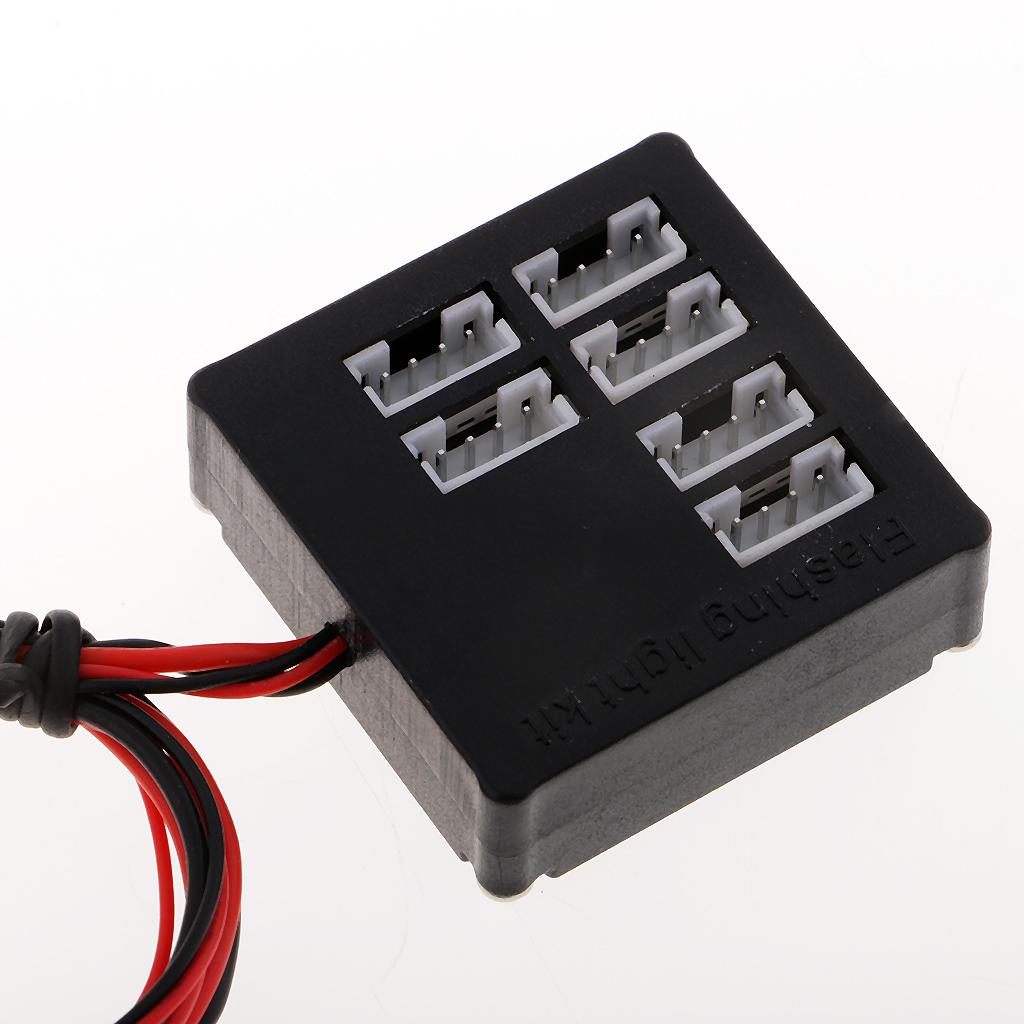 270mm 3.7-7.4V LED Strobe Flash Light Daytime Visibility for RC Model Car